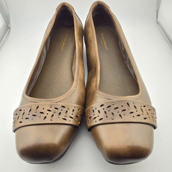 Cloudwalkers Flat Brown Shoes size 11W - Picture 1 of 9